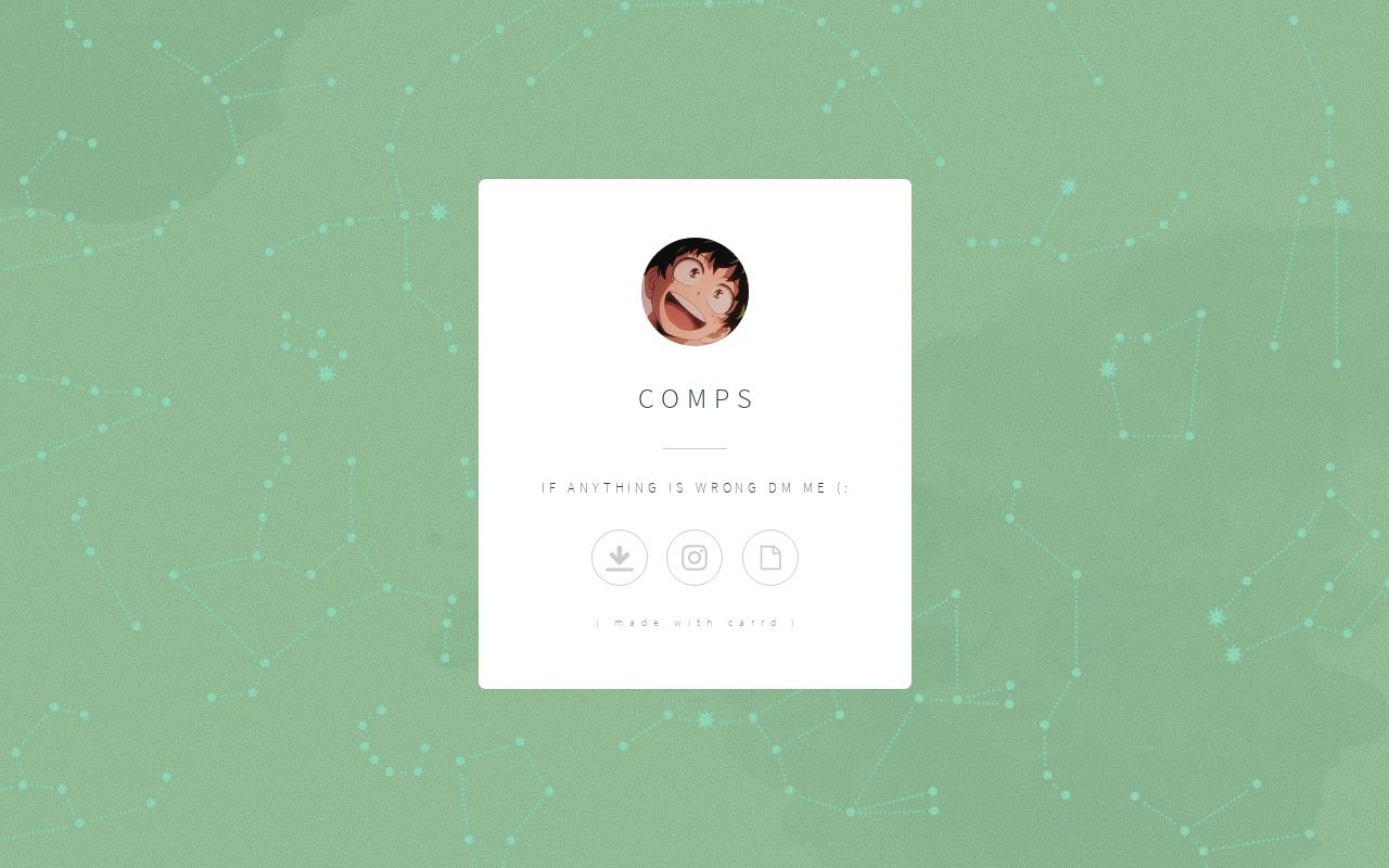 Carrd profile picture for @compilations